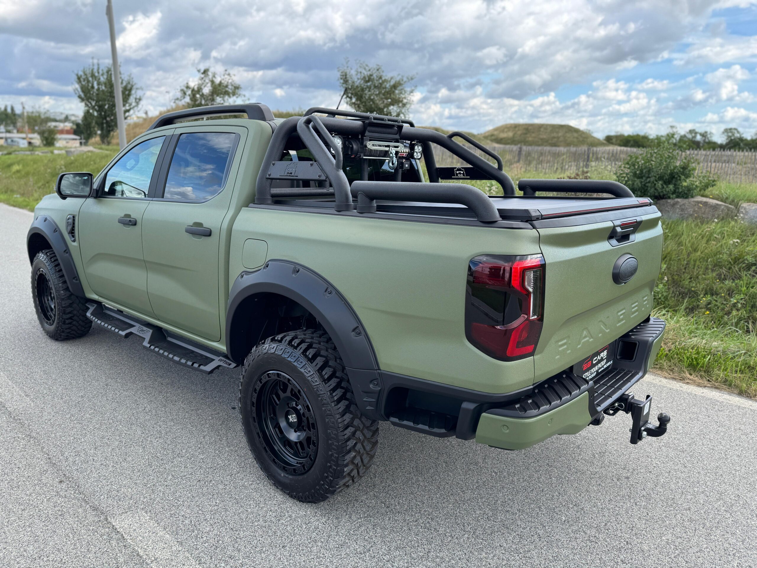 ATCRO Hunting Rollbar mit 50 m Seilwinden-Set – Ford Ranger ab 2023 – Doppelkabine – Bild 2