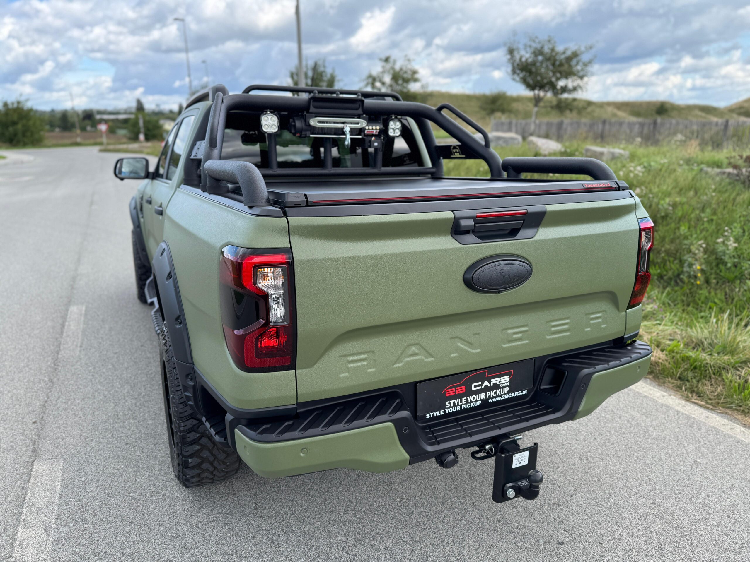 ATCRO Hunting Rollbar mit 50 m Seilwinden-Set – Ford Ranger ab 2023 – Doppelkabine – Bild 3