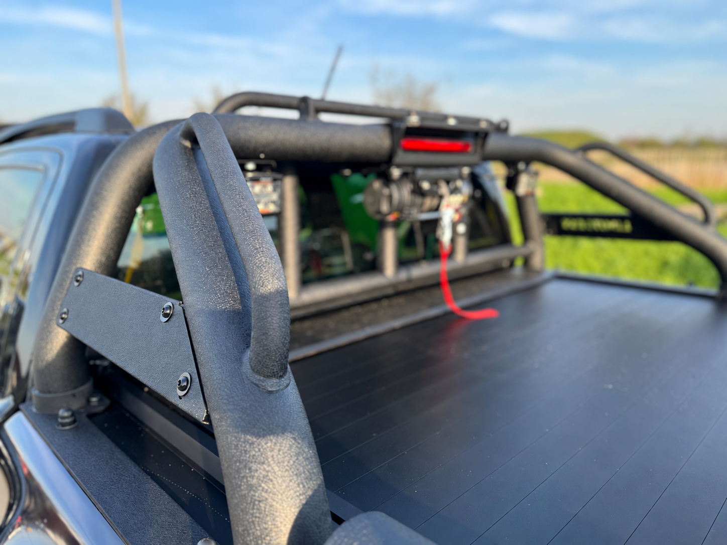 ATCRO Hunting Rollbar mit 10 m Seilwinden-Set – Ford Ranger 2012-2022 – Bild 5