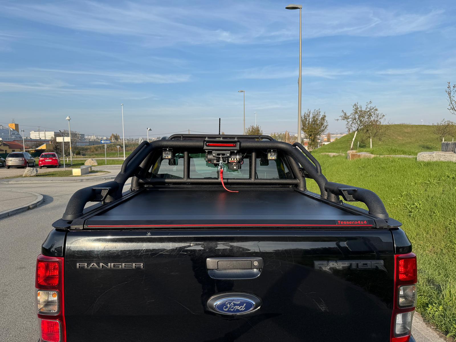 ATCRO Hunting Rollbar mit 10 m Seilwinden-Set – Ford Ranger 2012-2022 – Bild 9