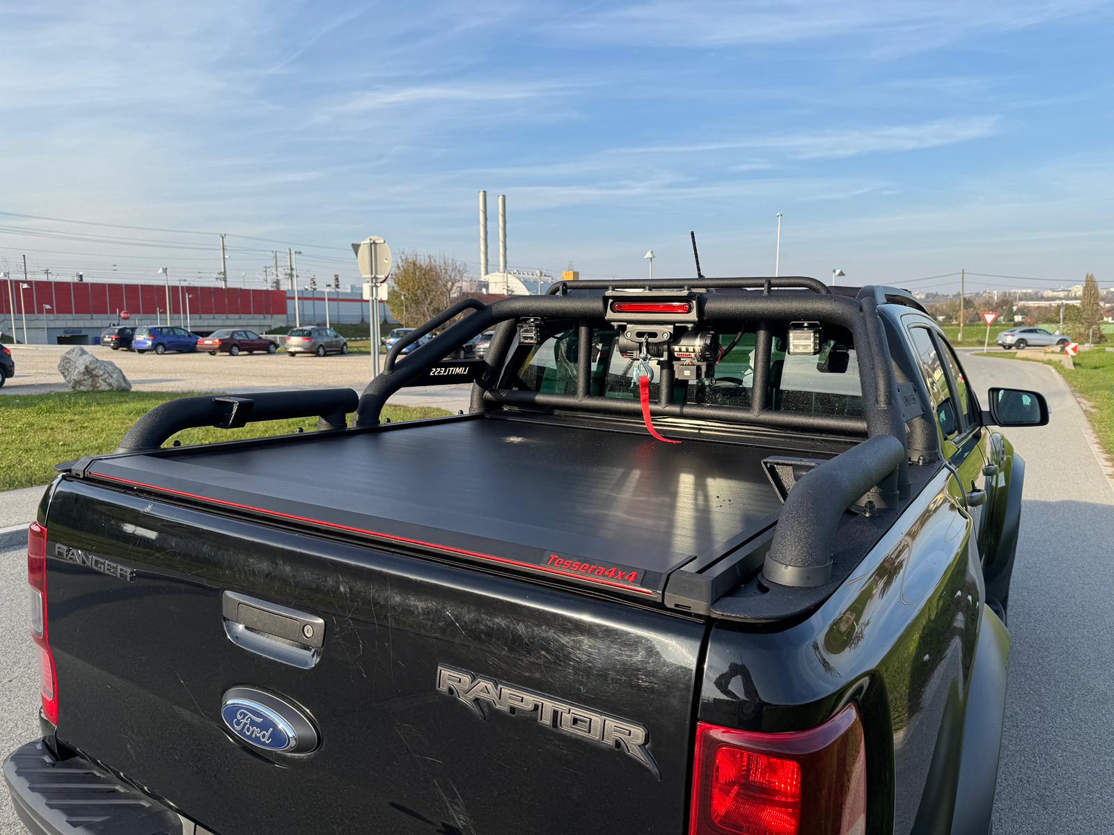 ATCRO Hunting Rollbar mit 50 m Seilwinden-Set – Ford Ranger 2012-2022 – Bild 3