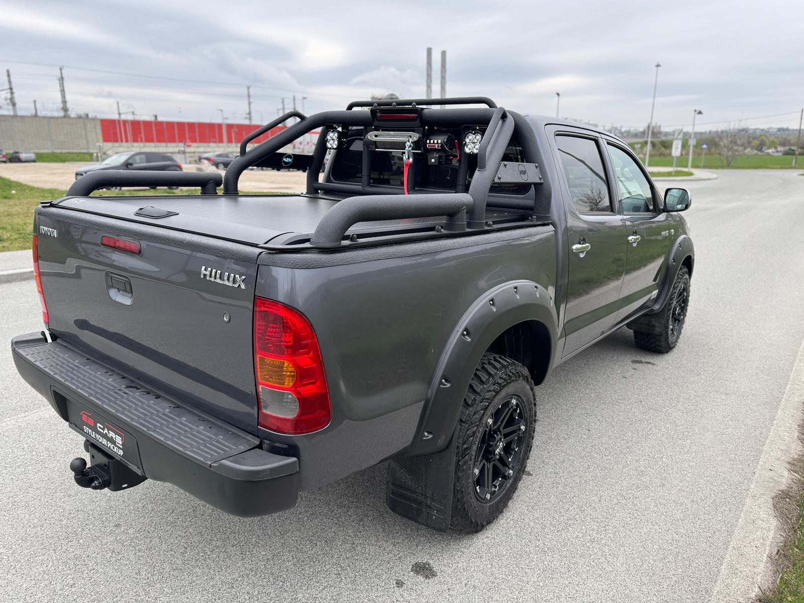 ATCRO Hunting Rollbar mit 10 m Seilwinden-Set – Toyota Hilux