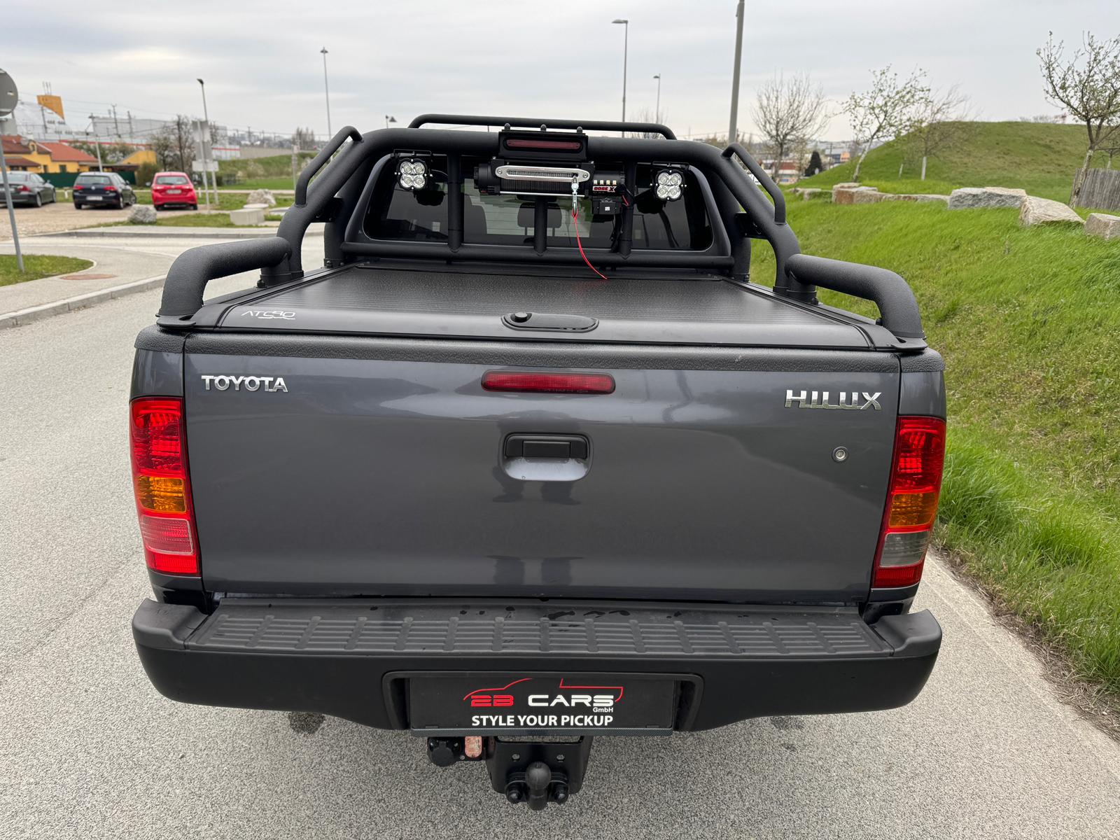 ATCRO Hunting Rollbar mit 10 m Seilwinden-Set – Toyota Hilux – Bild 4